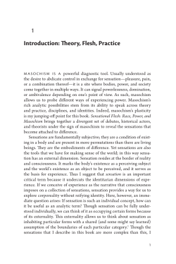 1 Introduction: Theory, Flesh, Practice