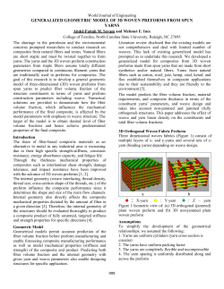 aseyam - World Journal of Engineering