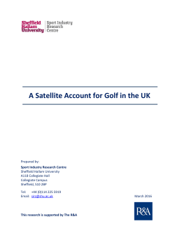 Economic Impact of Golf