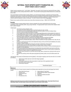 national youth sports safety foundation, inc