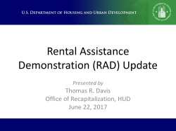 Rent Supp/RAP Transactions