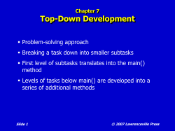 A Guide to Programming in Java