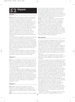 52Oligopoly - Pearson Schools and FE Colleges