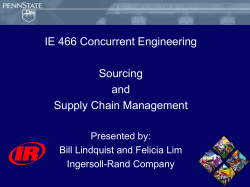 Procurement/Sourcing - PSU MNE