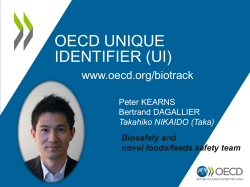 OECD UNIQUE IDENTIFIER (UI)