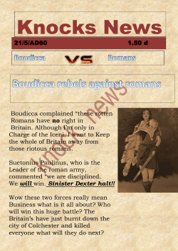 boudicca ment the roman
