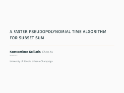 A Faster Pseudopolynomial Time Algorithm for Subset Sum