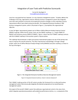 Let`s Not Lose our Control - ASQ Lean Enterprise Division