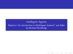 Intelligent Agents