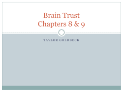 Chapters 8, 9 Taylor