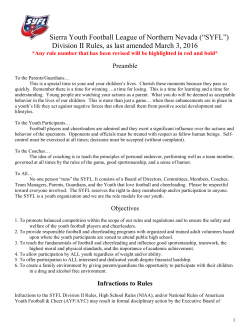 2016 SYFL Rules Rev. 2
