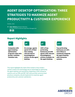 Agent Desktop Optimization: Three Strategies to Maximize Agent