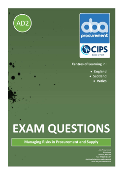 AD2 Exam Questions