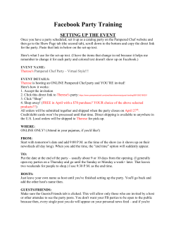 Facebook Party Training