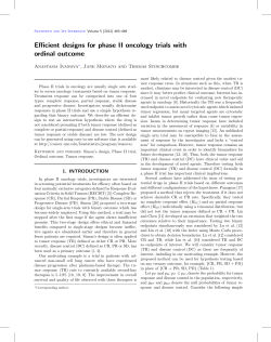 Efficient designs for phase II oncology trials with ordinal outcome