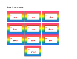 Game 1- aw au ou ow