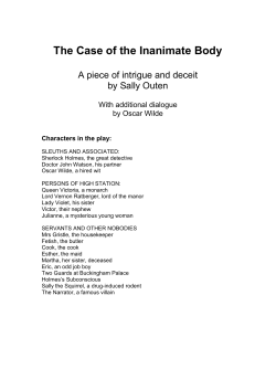 The Case of the Inan..