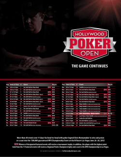 the game continues - Hollywood Casino at Charles Town Races