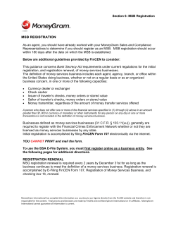 msb registration