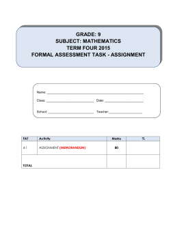 Grade-9-Mathematics-MEMORANDUM-FAT-4-1-Assignment