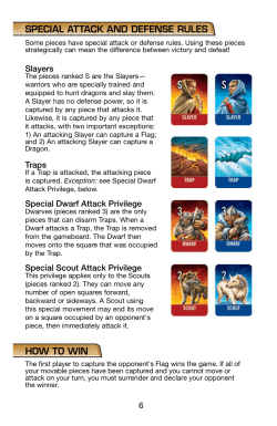 special attack and defense rules how to win