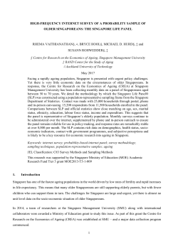 1 high-frequency internet survey of a probability sample of older