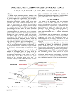Smoothing of NSLS-II sotrage ring by girder survey