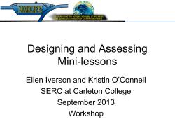 Assessment - SERC-Carleton
