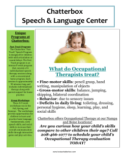 Late to your appointment? - Chatterbox Pediatric Therapy Center