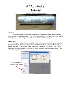 4th Axis Pocket