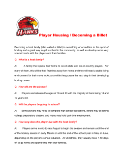 Player Housing / Becoming a Billet