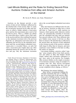 Last-Minute Bidding and the Rules for Ending Second