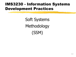 Information Systems 1 - Information Management and Systems