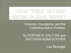 is free riding in civil wars?