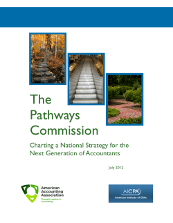 The Pathways Commission - AAA Commons