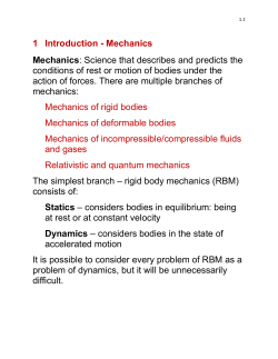 Statics - College of Engineering