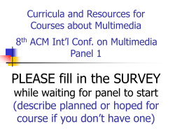 Curriculum Resources in Interactive Multimedia (CRIM)
