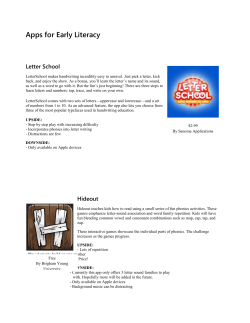 handout - Missouri Library Association