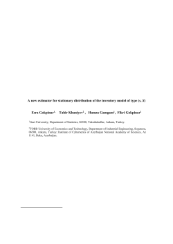 - Gazi University Journal of Science