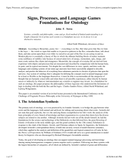 Signs, Processes, and Language Games - Netscape