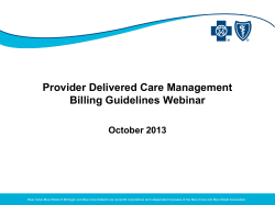 Provider Delivered Care Management Billing