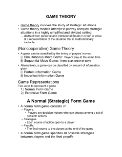 game theory - pioneer.chula.ac.th