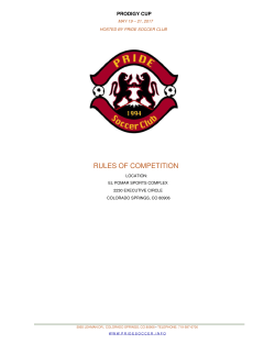 rules of competition