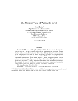 The Optimal Value of Waiting to Invest with Learning