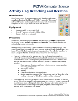 Activity 1.1.3 Branching and Iteration Introduction