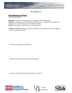Feasibility