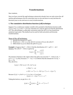 (pdf) technique, bivariate