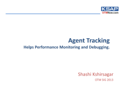 Agent Tracking