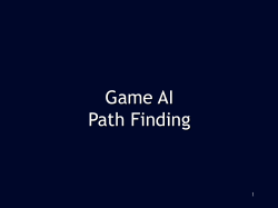 Game AI - Path finding