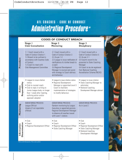 Administration Procedure